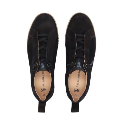 Black Women's Sneakers - Comfortable and Comfortable SALAMANDER (SKU)1000,,