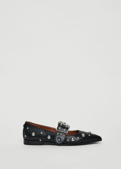 GAUDI Women's Black Ballerina Wraps with Eyelets (SKU) V5464750