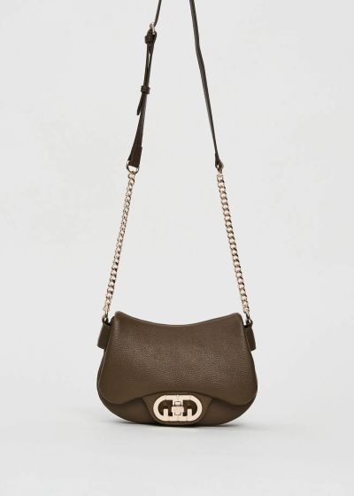 Дамска crossbody чанта в опушено зелн цвят - елегантност и стил GAUDI (SKU) 12363