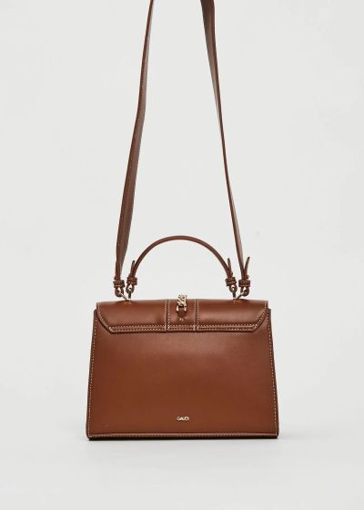 Beige Crossbody Bag with Chain - Elegance and Style GAUDI (SKU) 12332