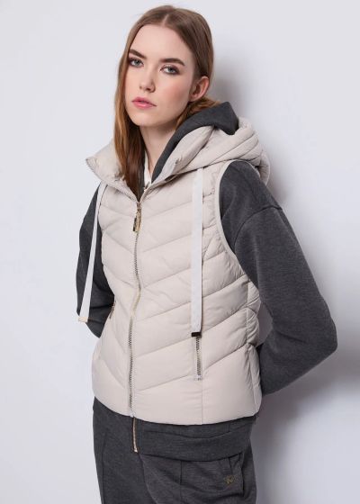 Gray women's jacket - warmth and style! GAUDI (SKU)521BD35003