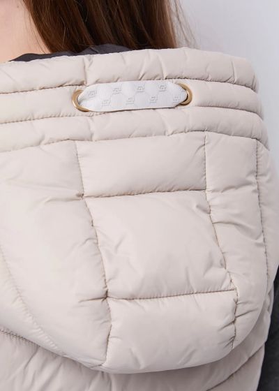 Gray women's jacket - warmth and style! GAUDI (SKU)521BD35003
