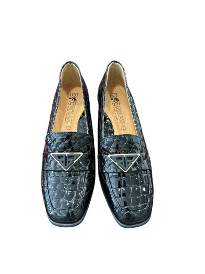 Black women's shoes with a molded heel - Classic!RELAX ANATOMIC (SKU)5295