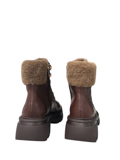 Brown women's down jackets - Warm and stylish! REGARDE LE CIEL (SKU)POLLY01