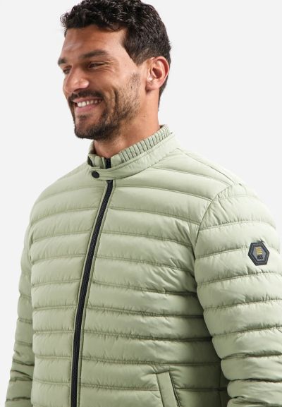 Men's lightweight jacket with ribbed texture NO EXCESS (SKU) 29630802SN
