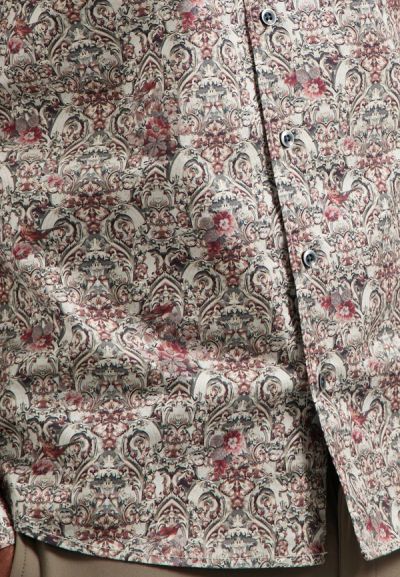 Stylish men's shirt with floral print - elegance and comfort NO EXCESS (SKU) 29430825