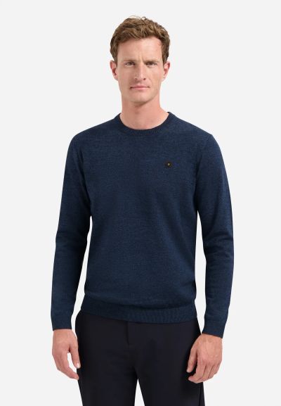Navy blue sweater: style, finesse and softness NO EXCESS (SKU) N2180