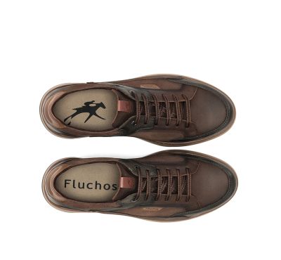 Brown men's casual shoes - comfort and style! FLUCHOS(SKU)2279