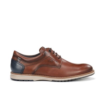 Brown men's shoes for elegant and casual style FLUCHOS (SKU)2091,