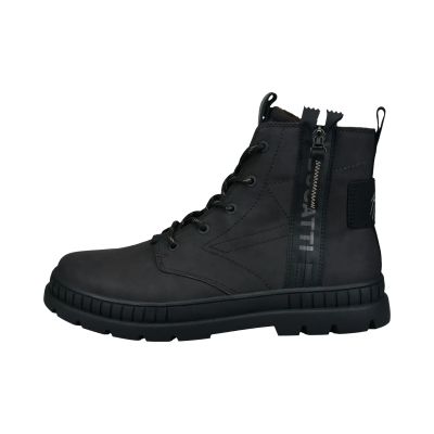Men's black leather boots for every day - elegance and comfort!BUGATTI (SKU)6161,