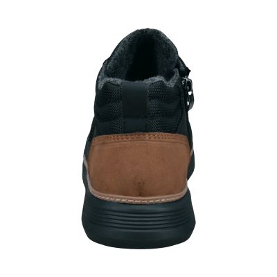 Black men's sports boots with logo - for style and comfort!BUGATTI (SKU)1000.,
