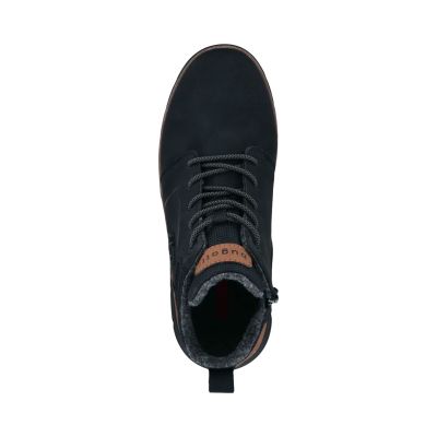 Black men's sports boots with logo - for style and comfort!BUGATTI (SKU)1000.,