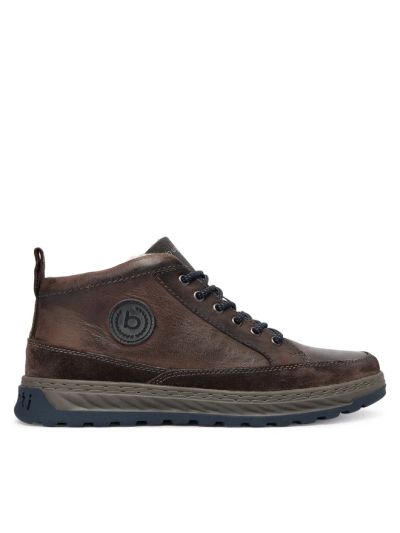 Dark men's casual boot with logo - comfort and style!BUGATTI (SKU)1100,,