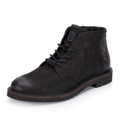 Black men's boots: Elegant style and comfort!BUGATTI (SKU)1010..,