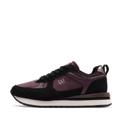 Elegant women's sneakers burgundy and black - style and comfort GAP (SKU) 3817