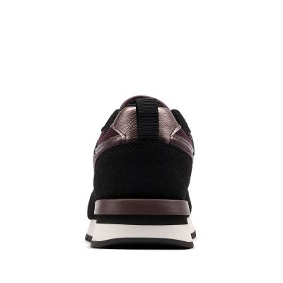 Elegant women's sneakers burgundy and black - style and comfort GAP (SKU) 3817