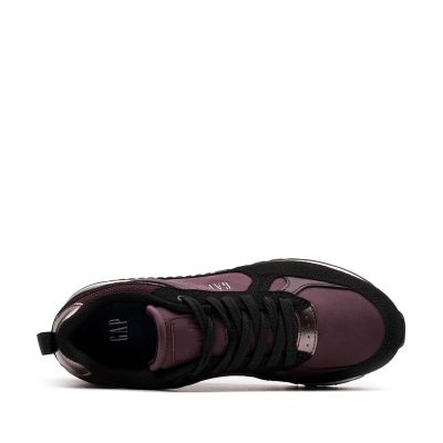 Elegant women's sneakers burgundy and black - style and comfort GAP (SKU) 3817