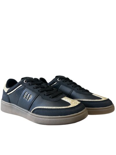 Black women's sneakers with logo - style and comfort! GAP (SKU)80003
