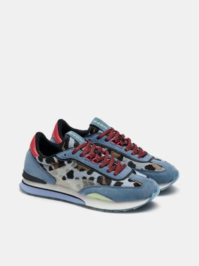 Blue sneakers with animal print - Unique style! HOFF (SKU)22503001
