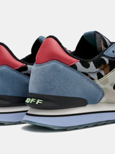 Blue sneakers with animal print - Unique style! HOFF (SKU)22503001