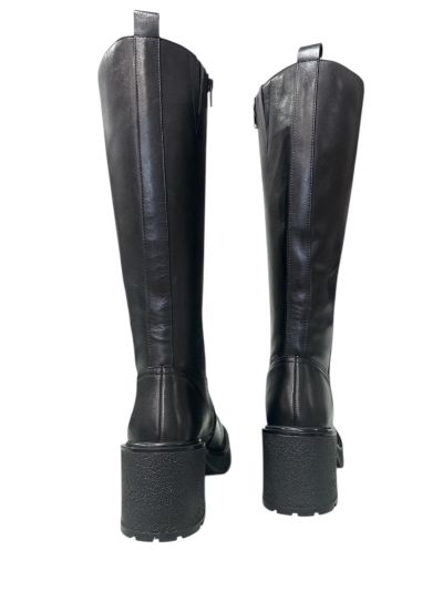 Black Women's Boots with Chunky Sole - Comfort and Style HOSIS MILANO (SKU)2112