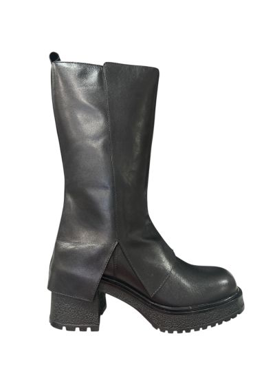Black Modern Women's Boot - Short HOSIS MILANO (SKU)2115