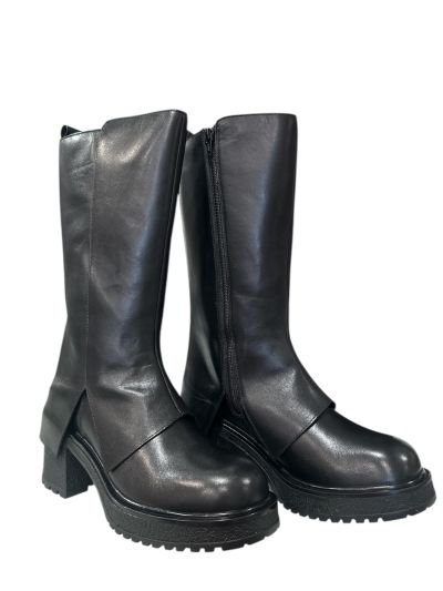 Black Modern Women's Boot - Short HOSIS MILANO (SKU)2115