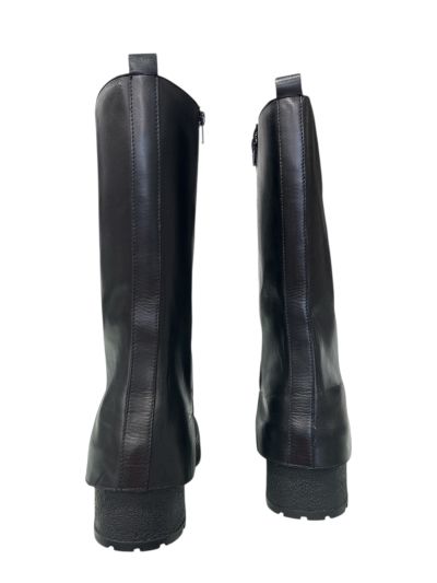 Black Modern Women's Boot - Short HOSIS MILANO (SKU)2115