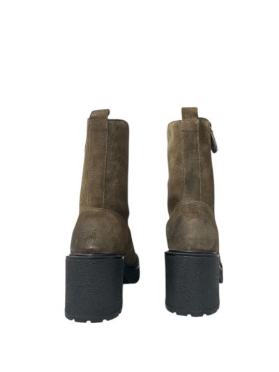 Green boots with a large sole - style and comfort! HOSIS MILANO(SKU)2110