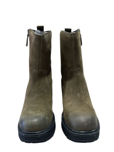 Green boots with a large sole - style and comfort! HOSIS MILANO(SKU)2110