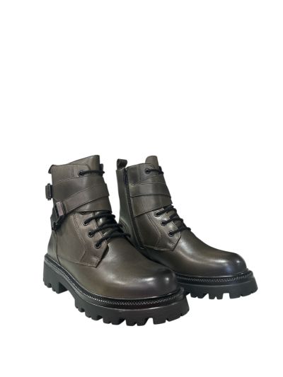 Green women's boot for every day - comfort and style!HOSIS MILANO (SKU)506