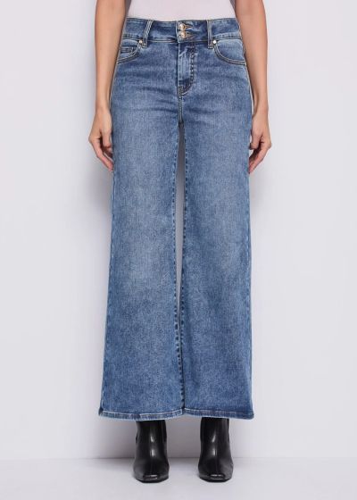 Light blue women's flared jeans - must have for the season! GAUDI (SKU)521BD26028