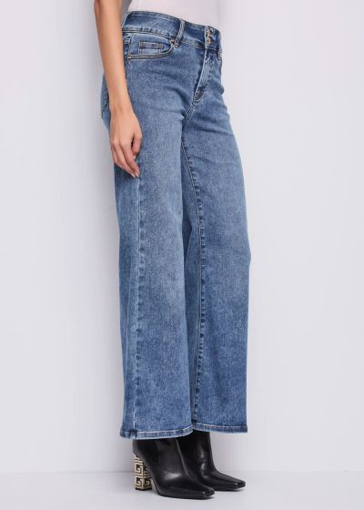 Light blue women's flared jeans - must have for the season! GAUDI (SKU)521BD26028