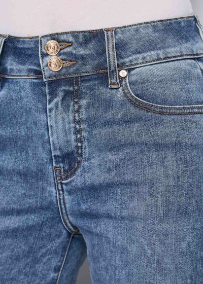 Light blue women's flared jeans - must have for the season! GAUDI (SKU)521BD26028