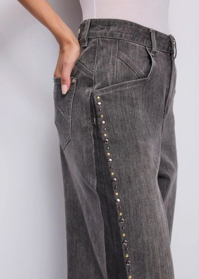 Gray women's carrot jeans - modern comfort! GAUDI(SKU)521BD26029