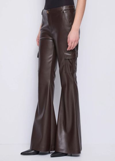 Women's cargo pants made of eco-leather - style and comfort! GAUDI (SKU)521FD28001