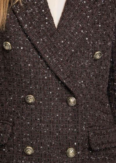 Boucle jacket – elegance and style in every detail! GAUDI (SKU)521FD35002
