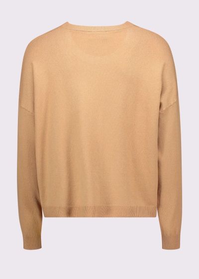 Brown Women's Crew Neck Sweater GAUDI (SKU)521BD53003