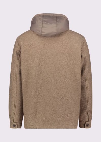 Brown Sporty-Elegant Men's Coat - Fall/Winter GAUDI (SKU) 521GU35009