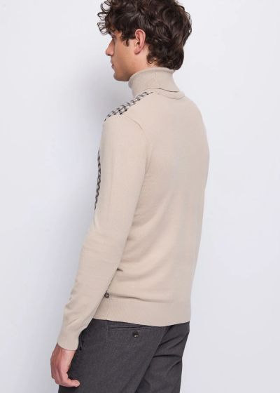 Elegant men's polo sweater - style and comfort for every occasion GAUDI (SKU) 521GU53012