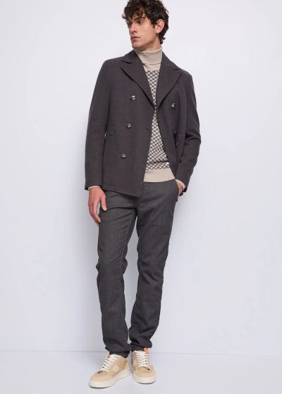 Elegant men's polo sweater - style and comfort for every occasion GAUDI (SKU) 521GU53012