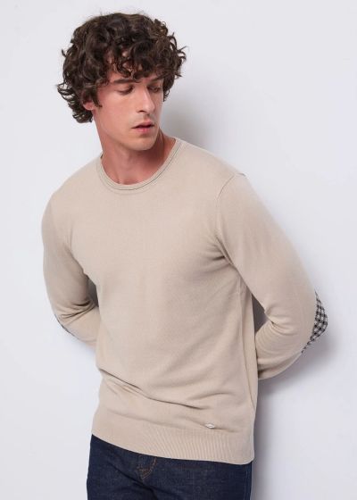 Sporty-elegant men's sweater - clean style GAUDI (SKU) 521GU53011