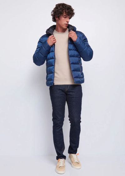 Sporty-elegant men's sweater - clean style GAUDI (SKU) 521GU53011