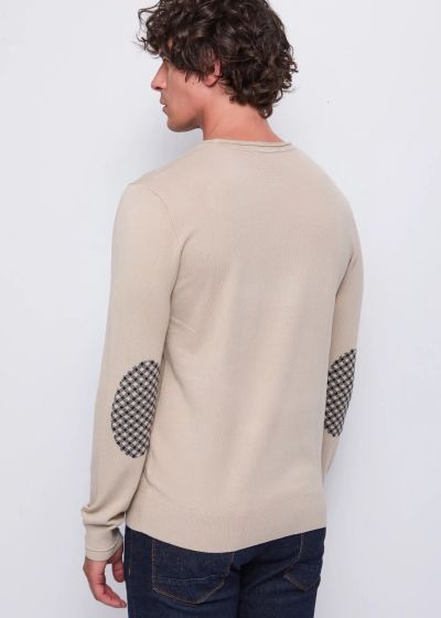 Sporty-elegant men's sweater - clean style GAUDI (SKU) 521GU53011