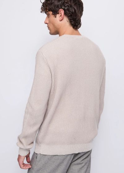 Elegant men's sweater made of cotton and wool GAUDI (SKU) 521GU53051