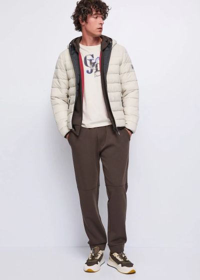 Men's cotton T-shirt with logo - style and comfort GAUDI (SKU) 521GU64020