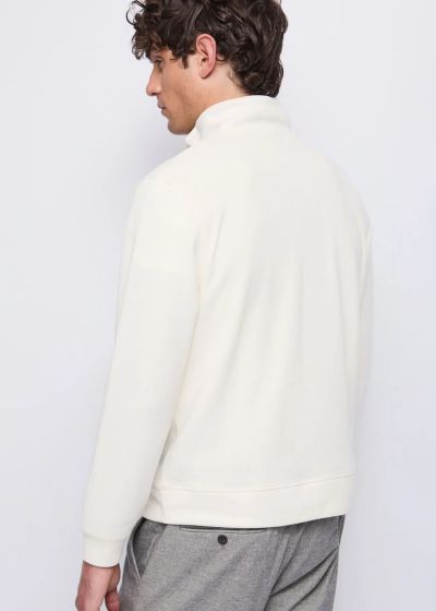 Men's cotton sweater with high collar and zipper GAUDI (SKU) 521GU53056