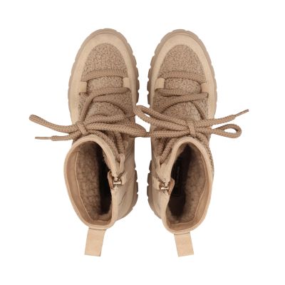 Бежови велурени боти с топъл хастар - комфорт и стил!SALAMANDER (SKU)AUT51