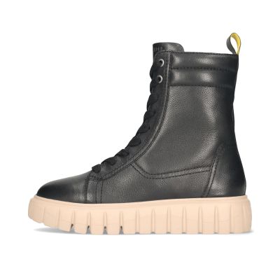 Black leather women's boots - elegant and comfortable! SALAMANDER (SKU)AUT31