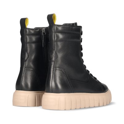 Black leather women's boots - elegant and comfortable! SALAMANDER (SKU)AUT31